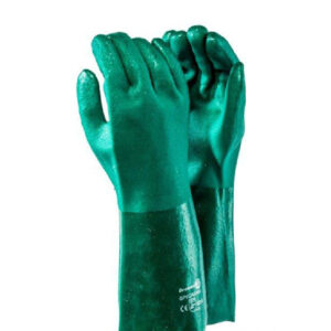 Heavy Duty Green PVC Gloves 40cm
